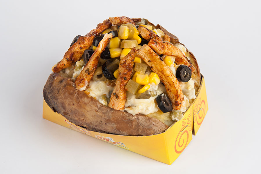 Barbeque Chicken Baked Potato