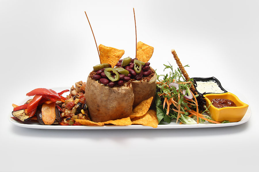 Deluxe Mexican Baked Potato