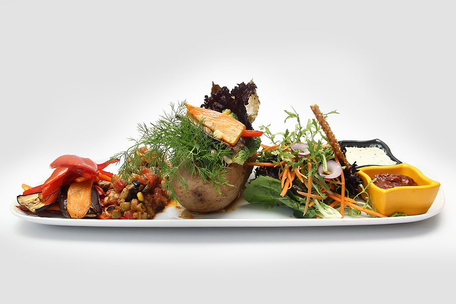 Deluxe Veggie Baked Potato