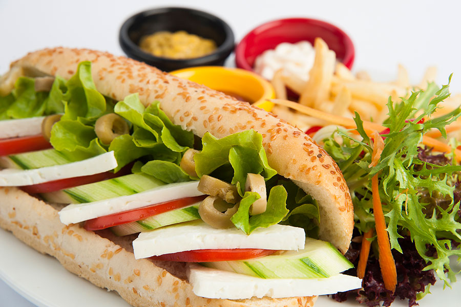 White Cheese Sandwich